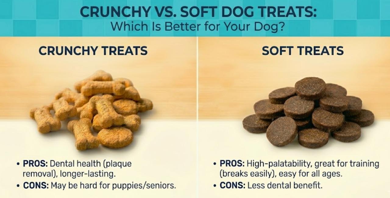 Crunchy vs. Soft Dog Treats: Which Is Better for Your Dog?