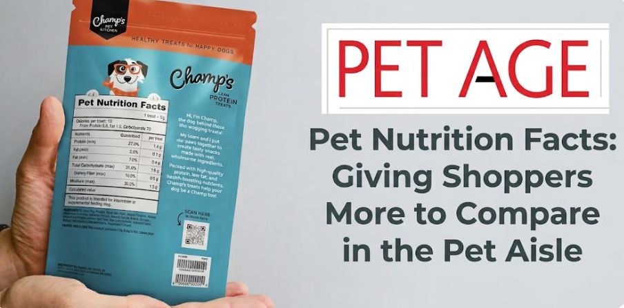 Pet Age Magazine Features Champ's